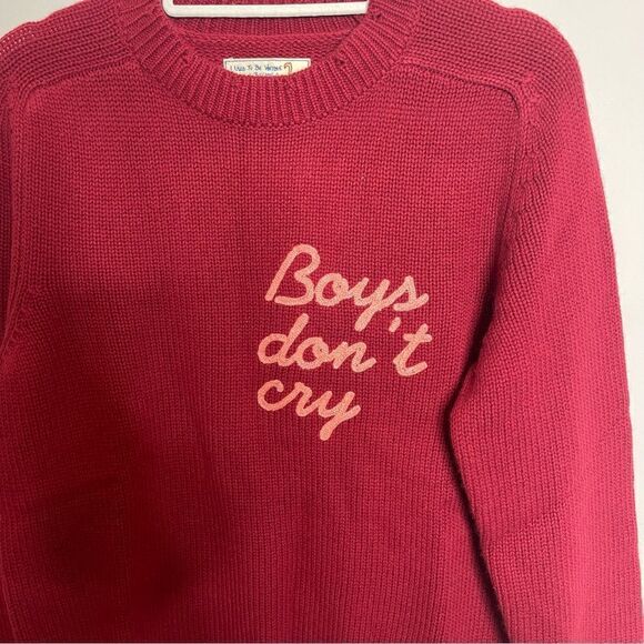 Sandrine Rose Boys Don't Cry Cashmere Sweater - Wine Red
NWT XS - Picture 7 of 10